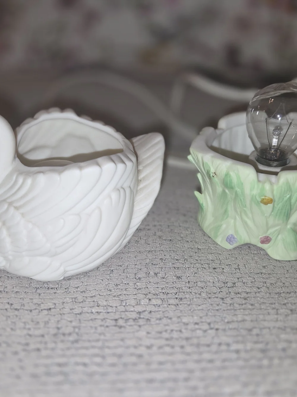 Vintage porcelain swan